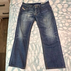 Diesel Larkee Men’s Straight Jeans W32 L30 Medium Blue Summer Comfort Fit